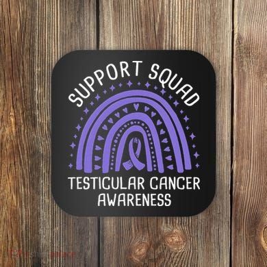 Support Squad Testicular Cancer Awareness Coaster