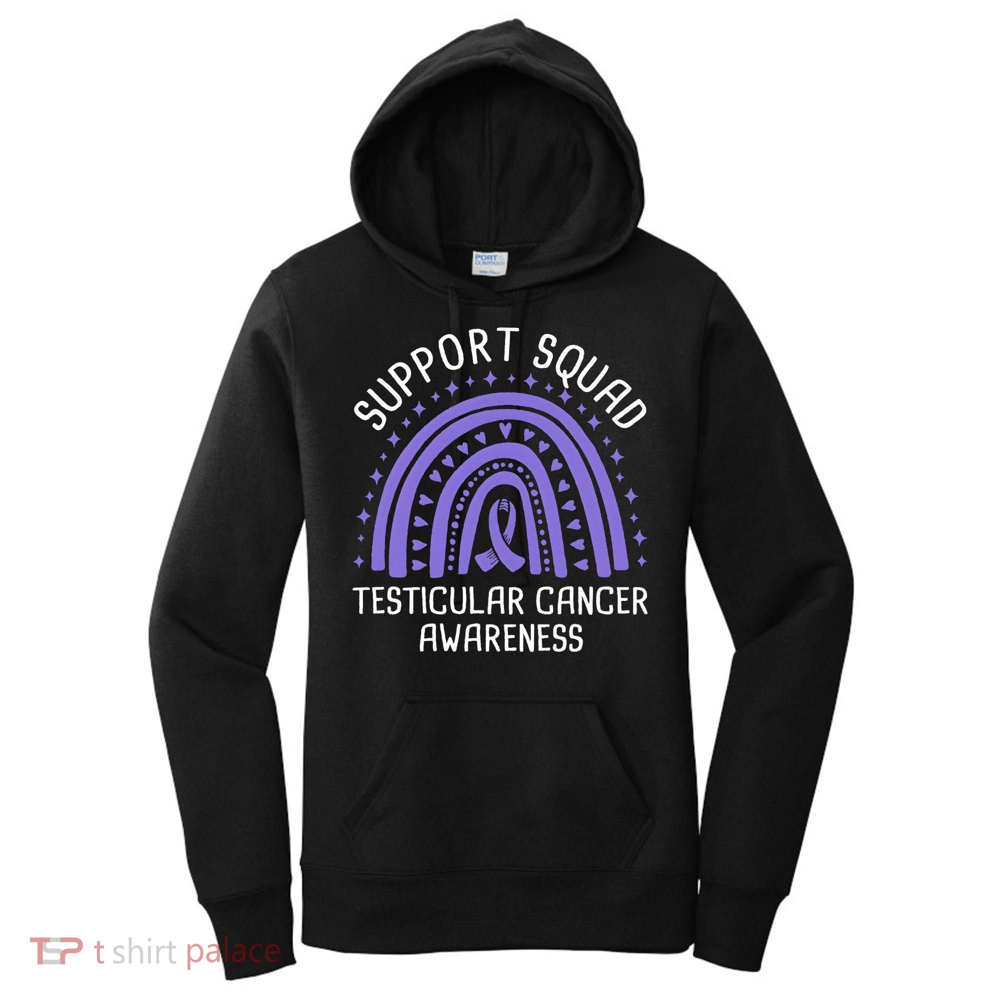Support Squad Testicular Cancer Awareness Women's Hoodie