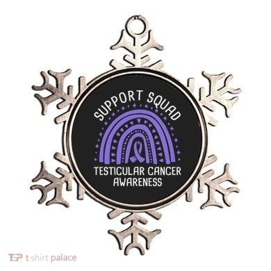 Support Squad Testicular Cancer Awareness Ornament