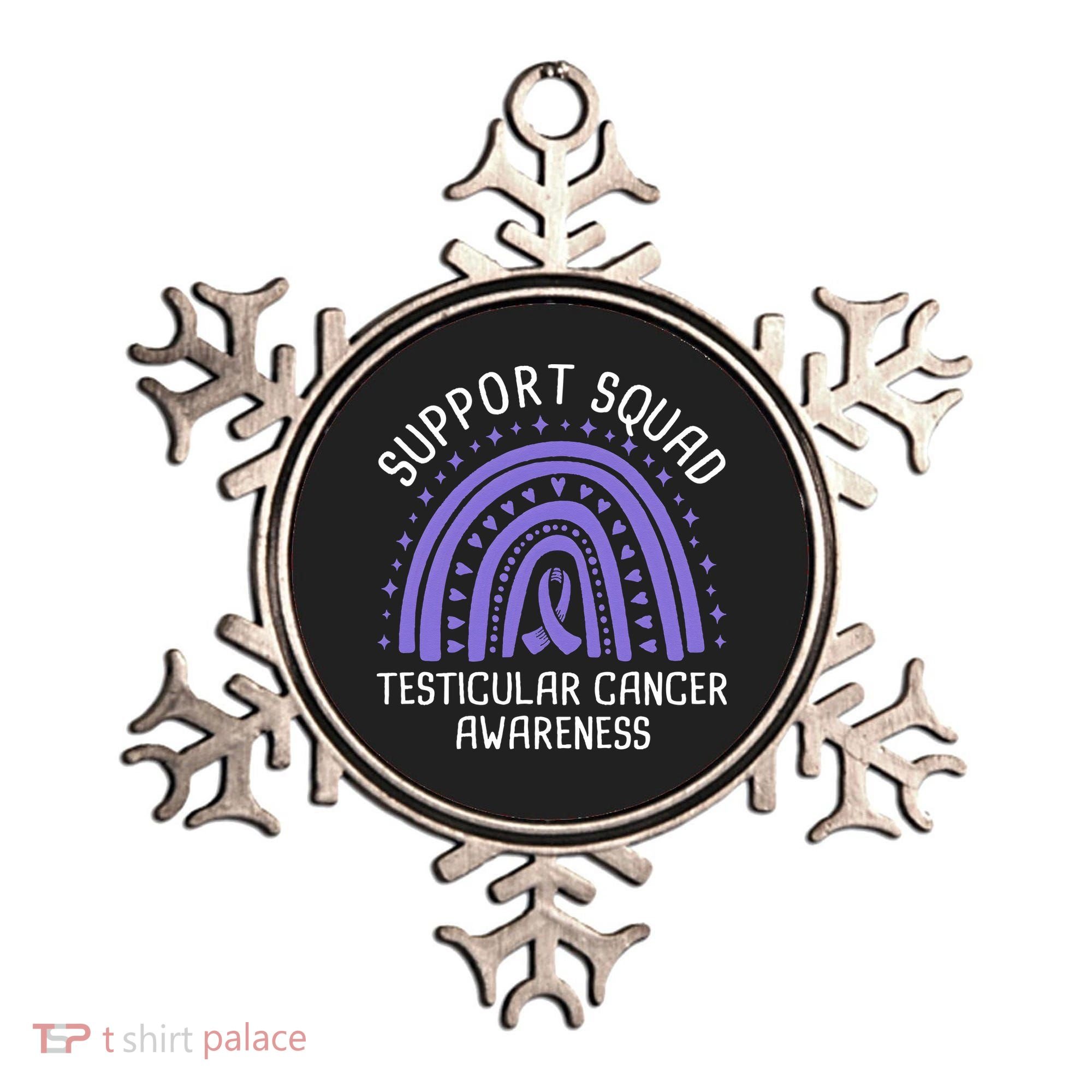 Support Squad Testicular Cancer Awareness Ornament