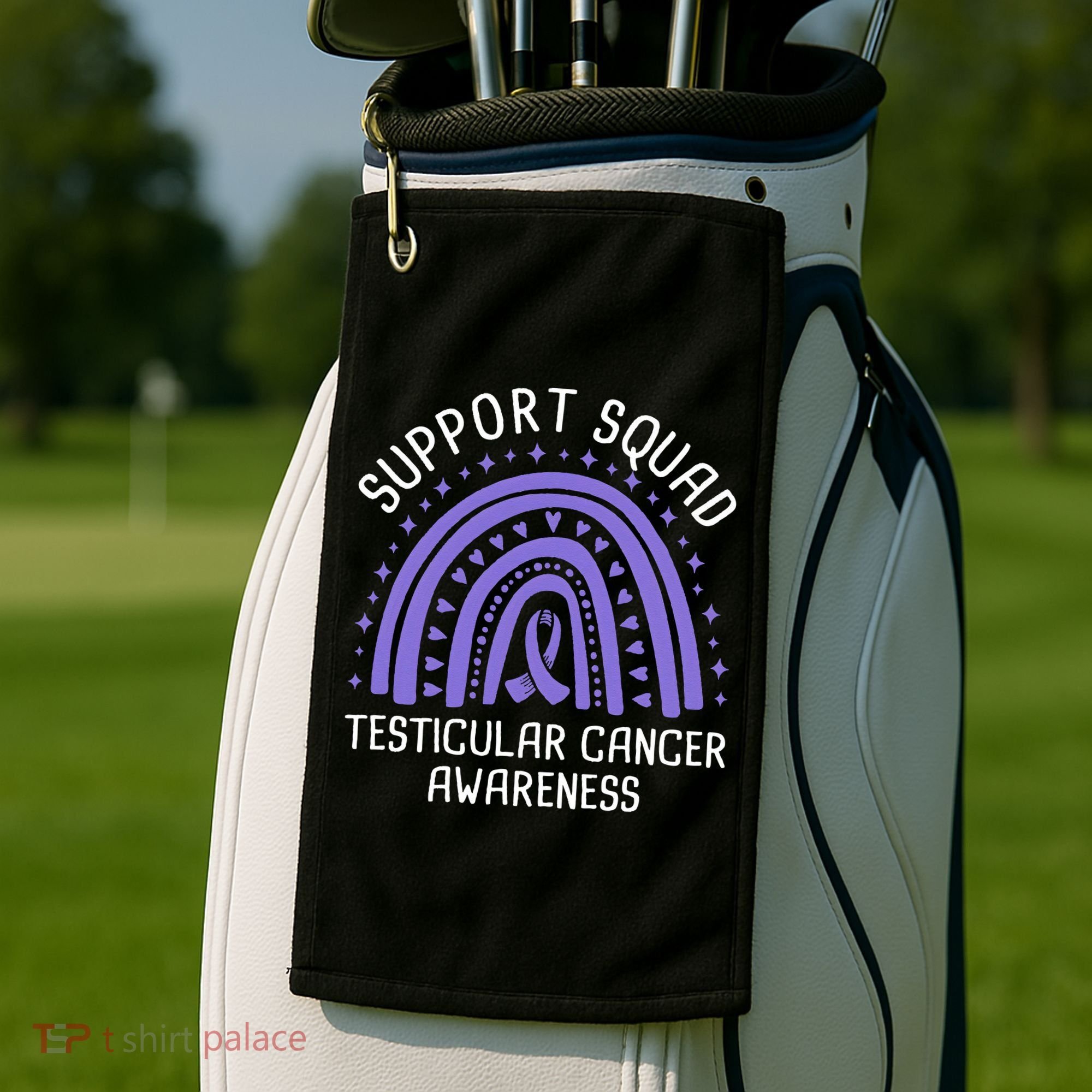 Support Squad Testicular Cancer Awareness Golf Towel