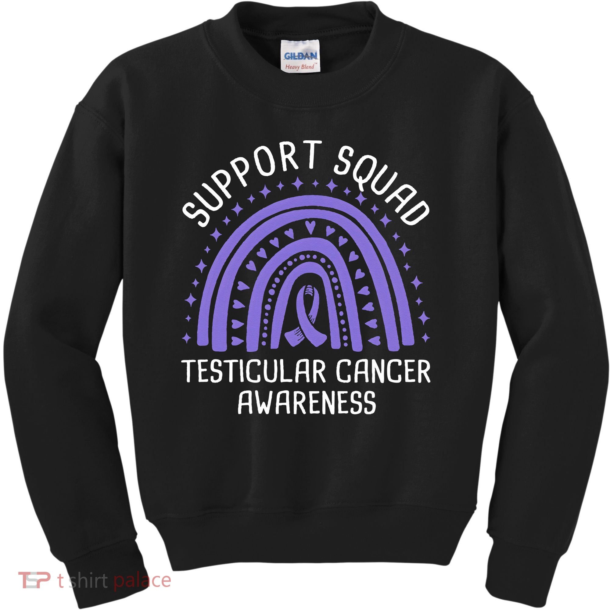 Support Squad Testicular Cancer Awareness Kids Sweatshirt