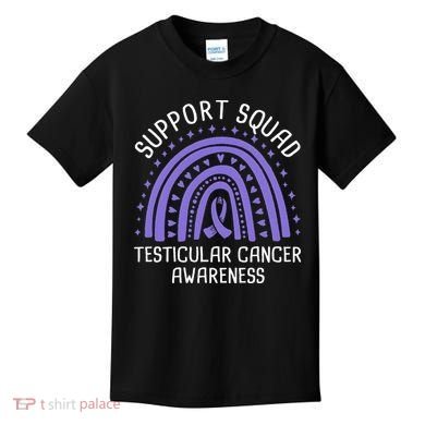 Support Squad Testicular Cancer Awareness Kids T-Shirt