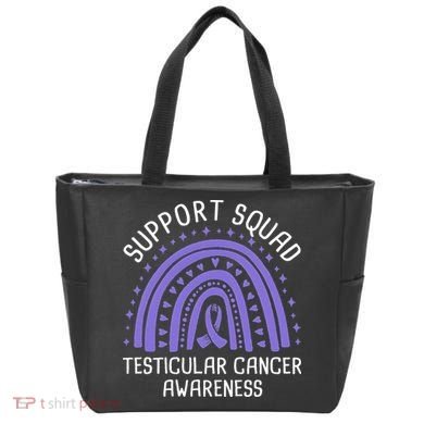 Support Squad Testicular Cancer Awareness Tote Bag