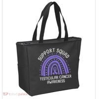 Support Squad Testicular Cancer Awareness Tote Bag thumb 2