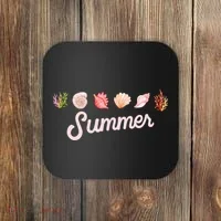 Summer Seashell Tropical Coaster thumb 0
