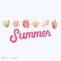 Summer Seashell Tropical Doggie Tank thumb 4