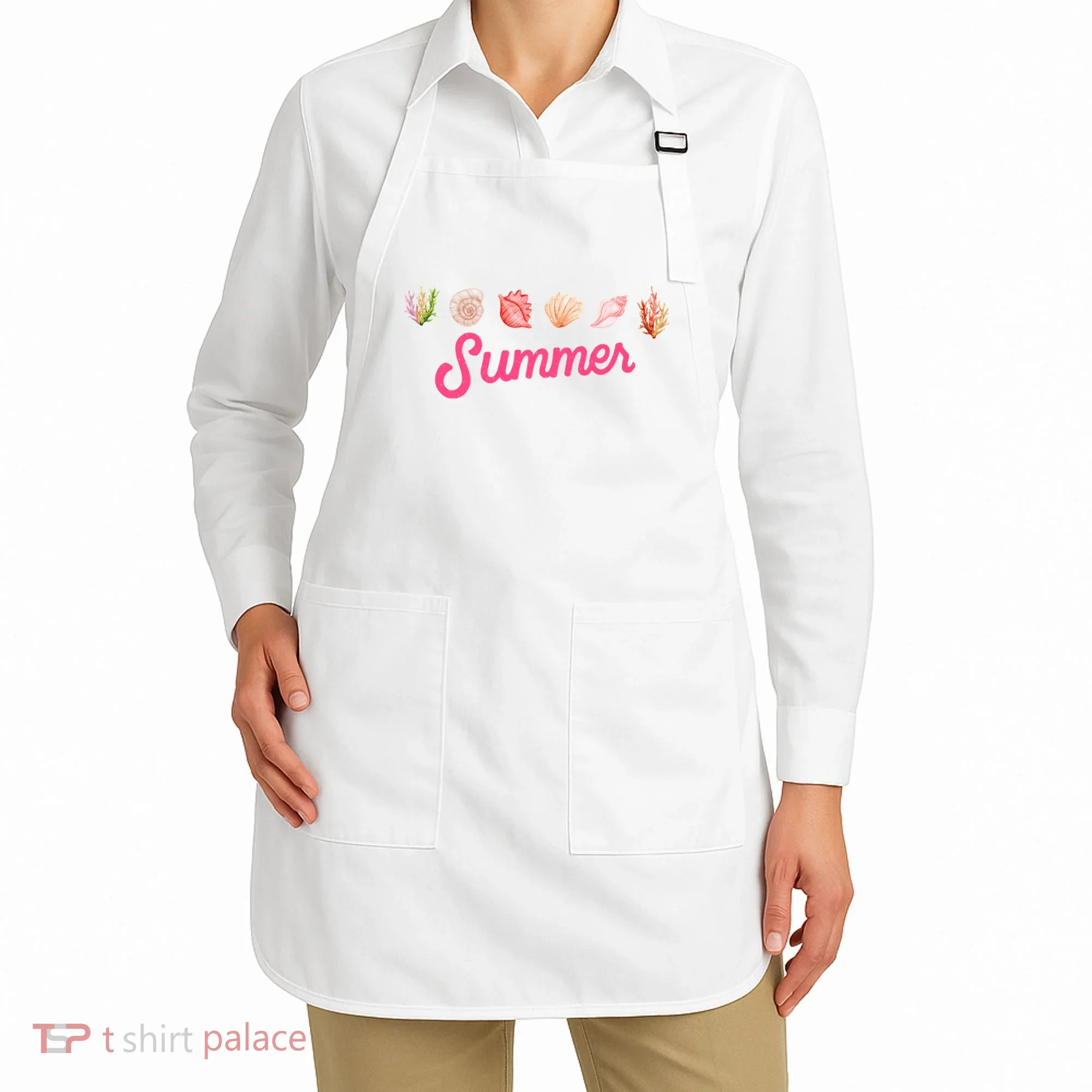 Summer Seashell Tropical Apron
