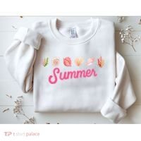 Summer Seashell Tropical Sweatshirt thumb 2