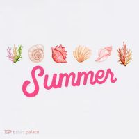 Summer Seashell Tropical Button thumb 1