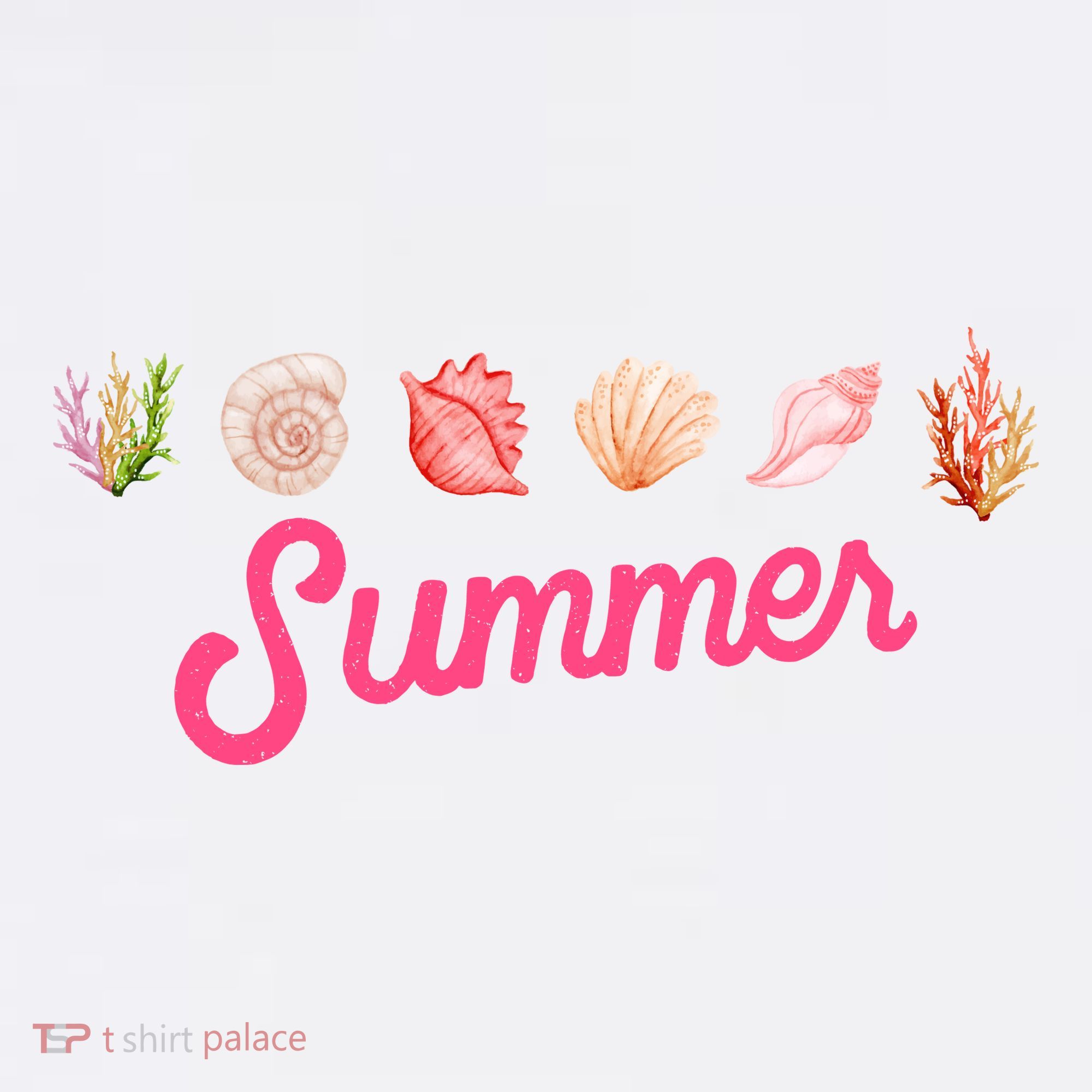 Summer Seashell Tropical Button