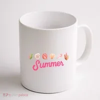 Summer Seashell Tropical Coffee Mug thumb 1