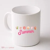 Summer Seashell Tropical Coffee Mug thumb 0