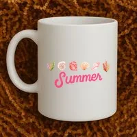 Summer Seashell Tropical Coffee Mug thumb 2