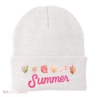 Summer Seashell Tropical Beanie thumb 0