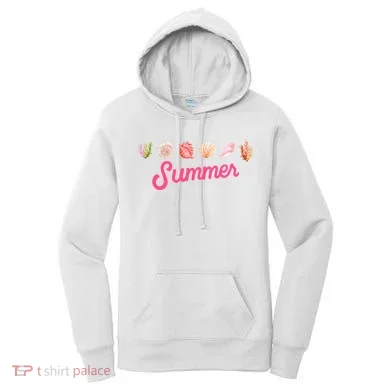 Summer Seashell Tropical Women's Hoodie