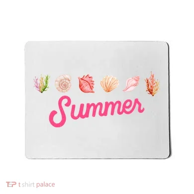 Summer Seashell Tropical Mousepad