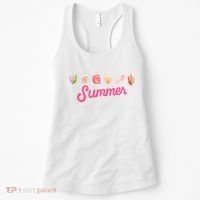 Summer Seashell Tropical Women's Tank Top thumb 0