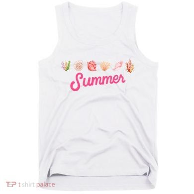 Summer Seashell Tropical Tank Top