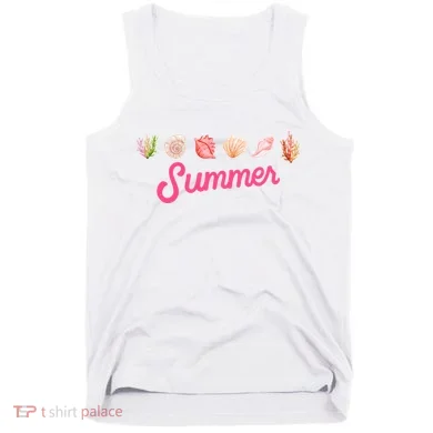 Summer Seashell Tropical Tank Top