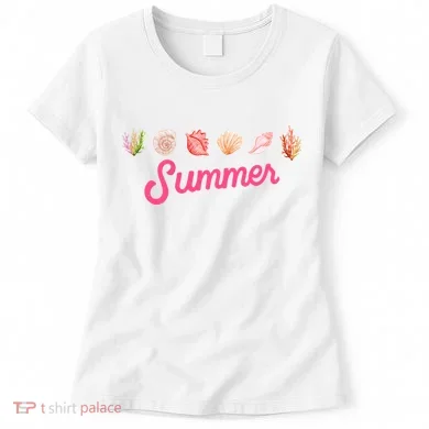 Summer Seashell Tropical Women's T-Shirt