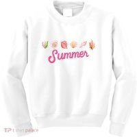 Summer Seashell Tropical Kids Sweatshirt thumb 0