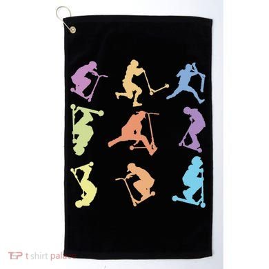 Stunt Scooter Tricks Golf Towel