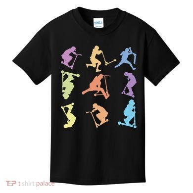 Stunt Scooter Tricks Kids T-Shirt