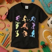 Stunt Scooter Tricks Kids T-Shirt thumb 3