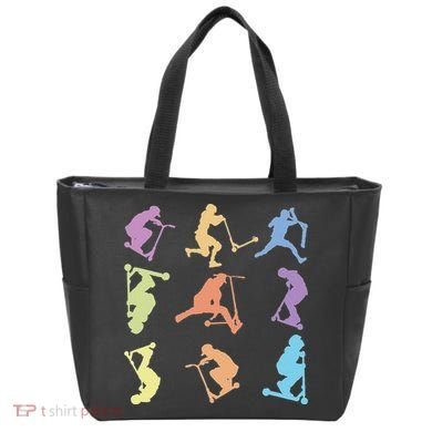 Stunt Scooter Tricks Tote Bag