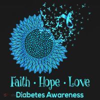 Support Squad Type 1 Diabetes Awareness T1D Blue Ribbon T-Shirt thumb 7