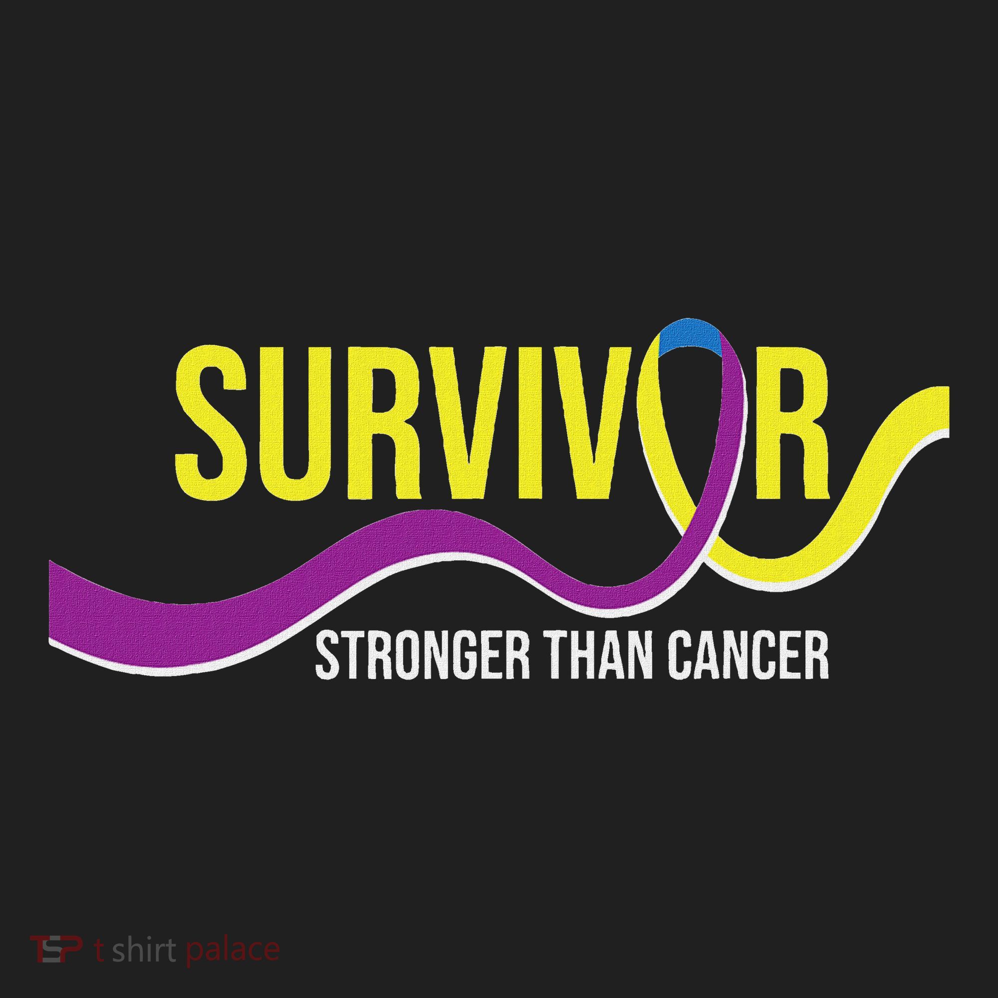 Survivor Stronger Than Cancer Bladder Cancer Awareness Women's Sweatshirt