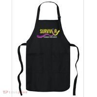 Survivor Stronger Than Cancer Bladder Cancer Awareness Apron thumb 0