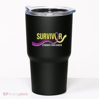 Survivor Stronger Than Cancer Bladder Cancer Awareness Tumbler thumb 0