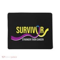 Survivor Stronger Than Cancer Bladder Cancer Awareness Mousepad thumb 0