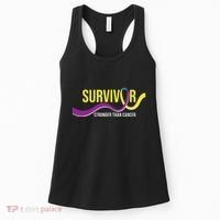 Survivor Stronger Than Cancer Bladder Cancer Awareness Women's Tank Top thumb 0