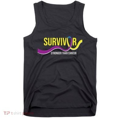 Survivor Stronger Than Cancer Bladder Cancer Awareness Tank Top