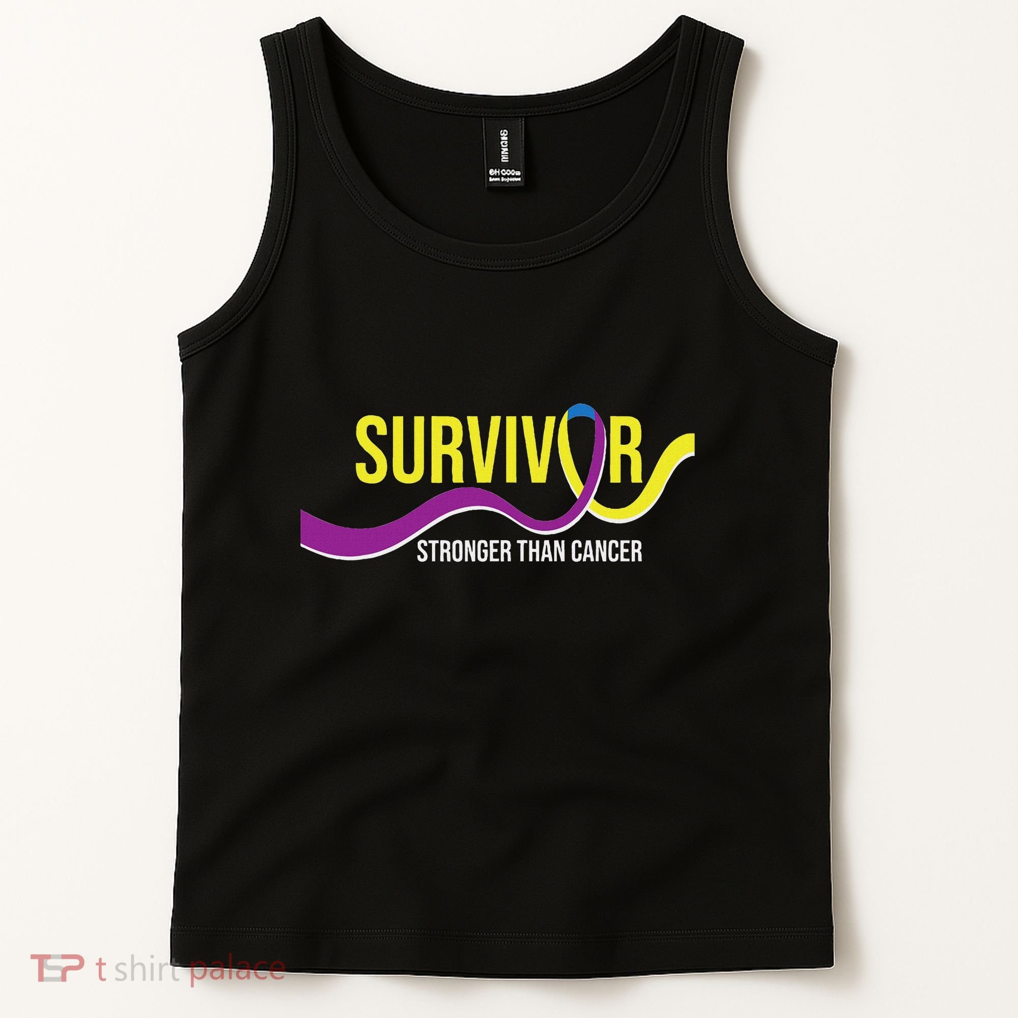 Survivor Stronger Than Cancer Bladder Cancer Awareness Tank Top