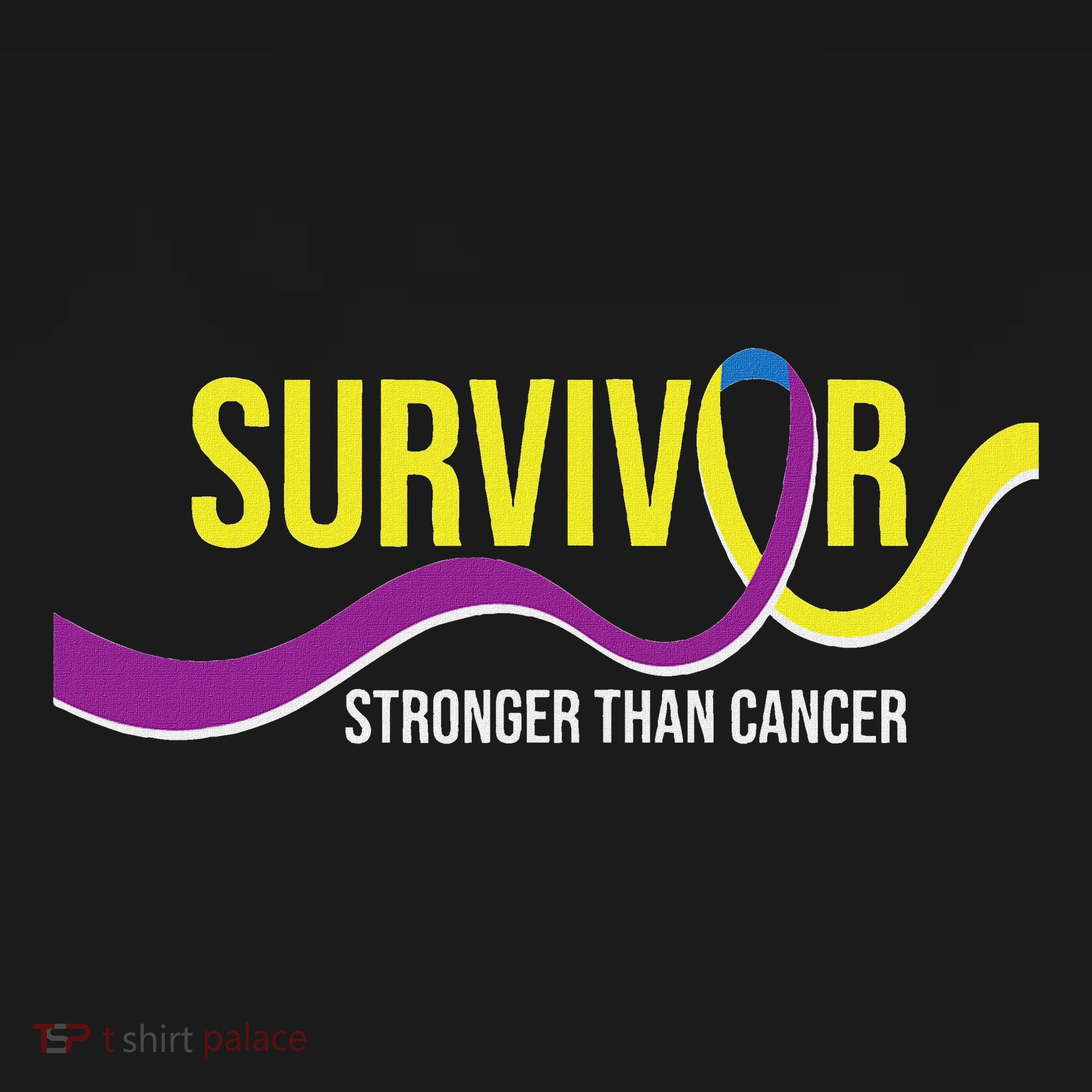 Survivor Stronger Than Cancer Bladder Cancer Awareness Women's T-Shirt