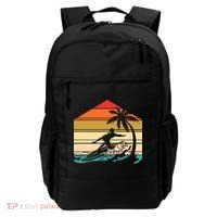 Surfer Summer Tropical Sunset Backpack thumb 0