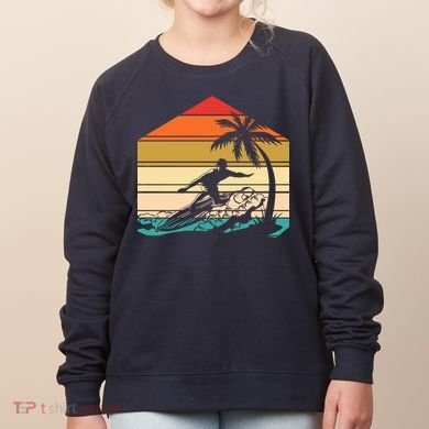 Surfer Summer Tropical Sunset Women's Sweatshirt