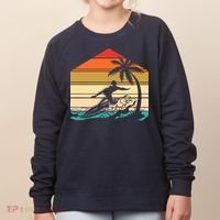 Surfer Summer Tropical Sunset Women's Sweatshirt thumb 0