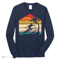 Surfer Summer Tropical Sunset Long Sleeve Shirt thumb 0