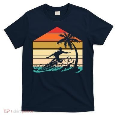 Surfer Summer Tropical Sunset T-Shirt