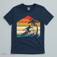 Surfer Summer Tropical Sunset T-Shirt thumb 5