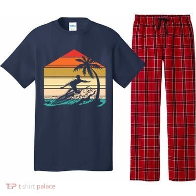 Surfer Summer Tropical Sunset Pajama Set