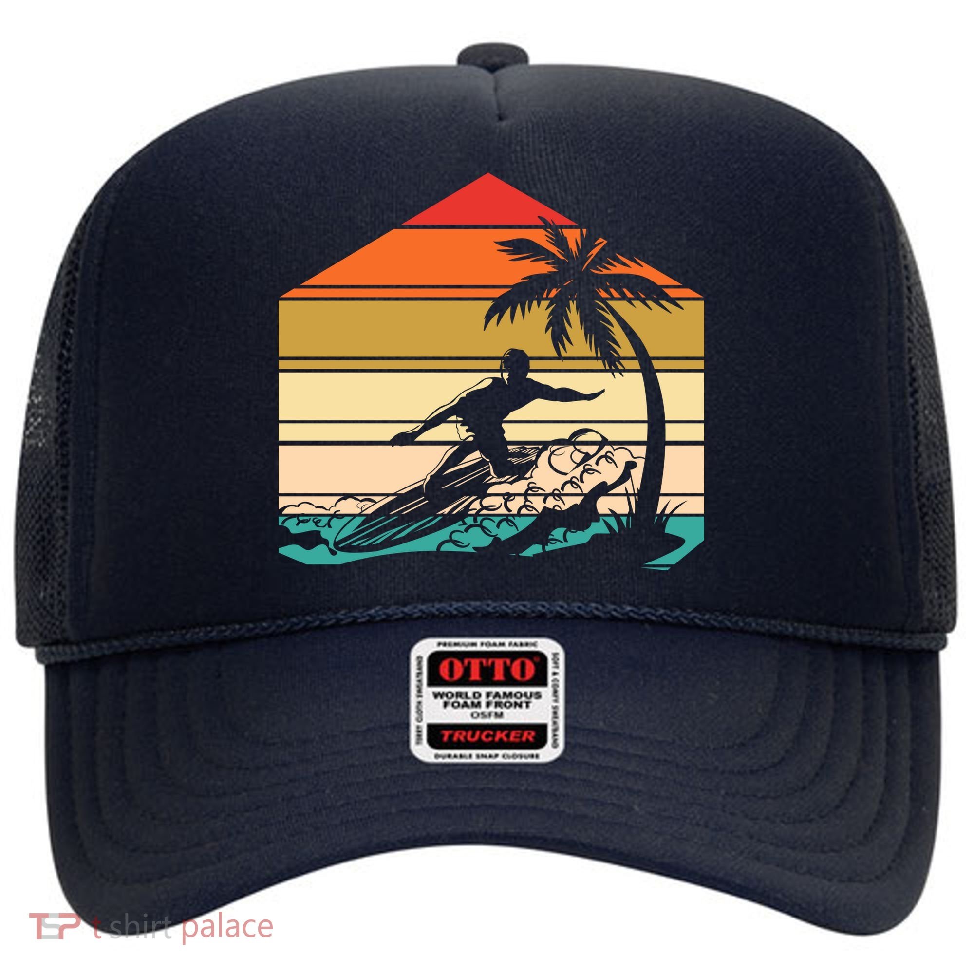 Surfer Summer Tropical Sunset Hat