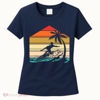 Surfer Summer Tropical Sunset Women's T-Shirt thumb 0