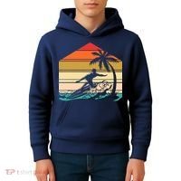 Surfer Summer Tropical Sunset Kids Hoodie thumb 4