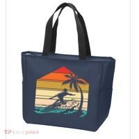 Surfer Summer Tropical Sunset Tote Bag thumb 3